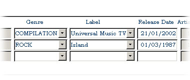 Query definition in Visual QBE (Access)