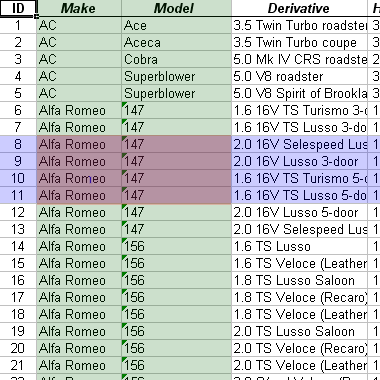 Select query cropping example